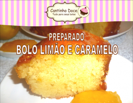 Bolo Limão e Caramelo